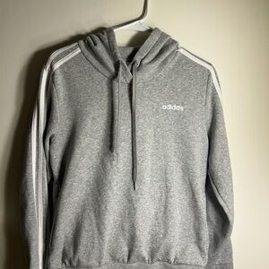 Adidas Heather Gray Hoodie